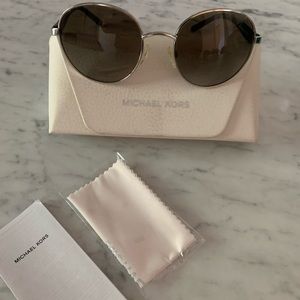 Michael Kors Sunglasses. Round with silver